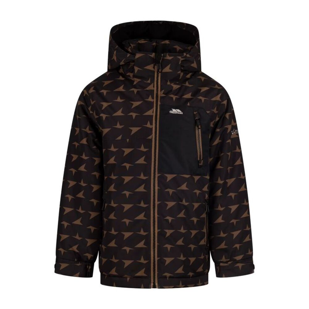 Trespass Boys Belbay All-Over Print Jacket / Black